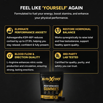 NutraXcore Performance Gummies 6 in 1