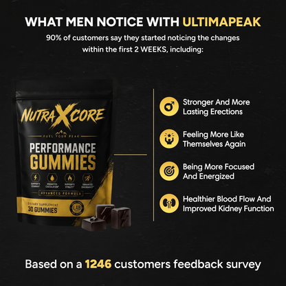 NutraXcore Performance Gummies 6 in 1