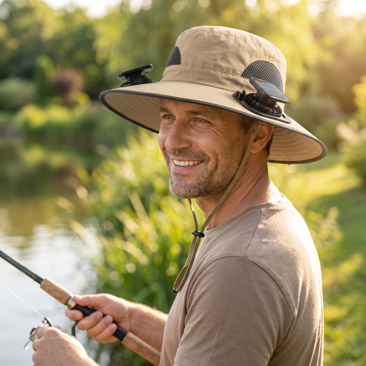 Verdora SolarCool Outdoor Cooling Fan Hat
